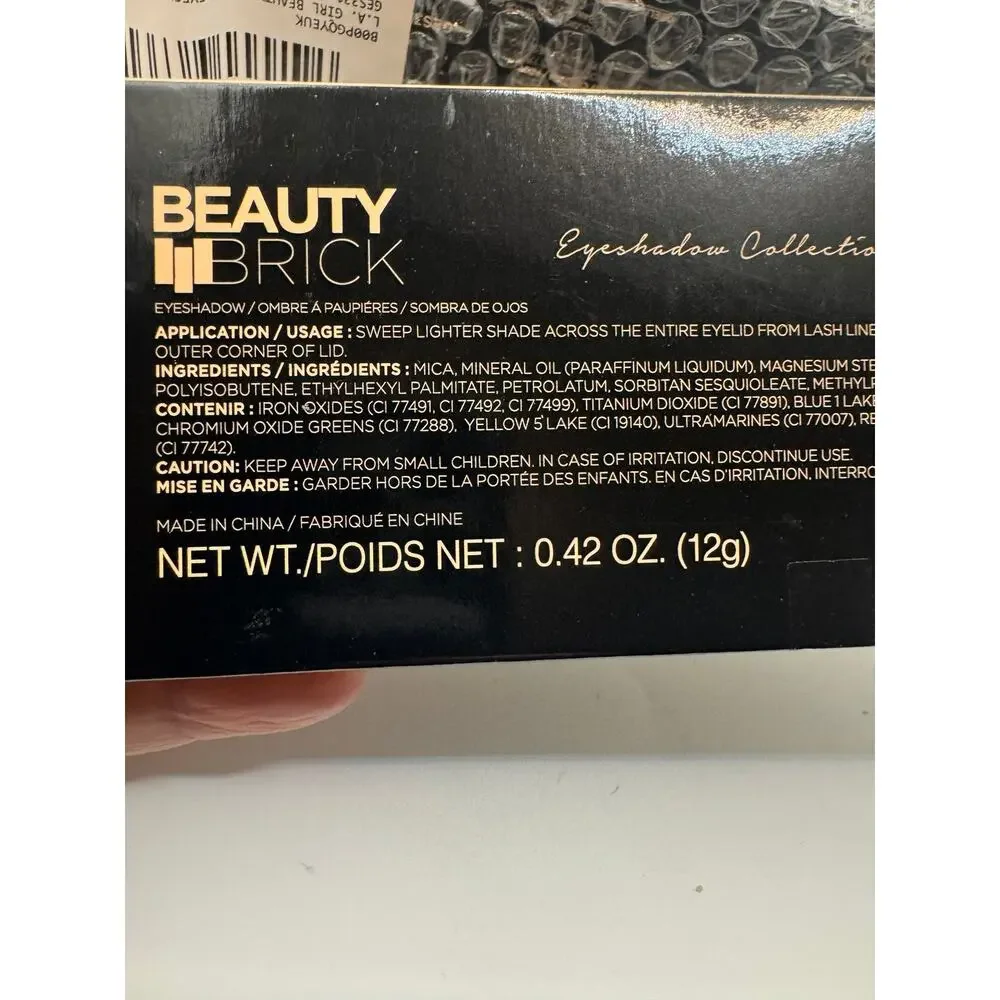 Lot of 5 L.A Girl Beauty Brick Eyeshadow Palette Nudes Colorway 0.42 Oz (12g)NIB
